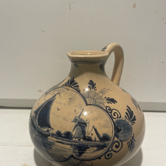 Vintage Ervin Lucas Bols Delft Blue Liquor Decanter Bottle - Picture 2 of 9